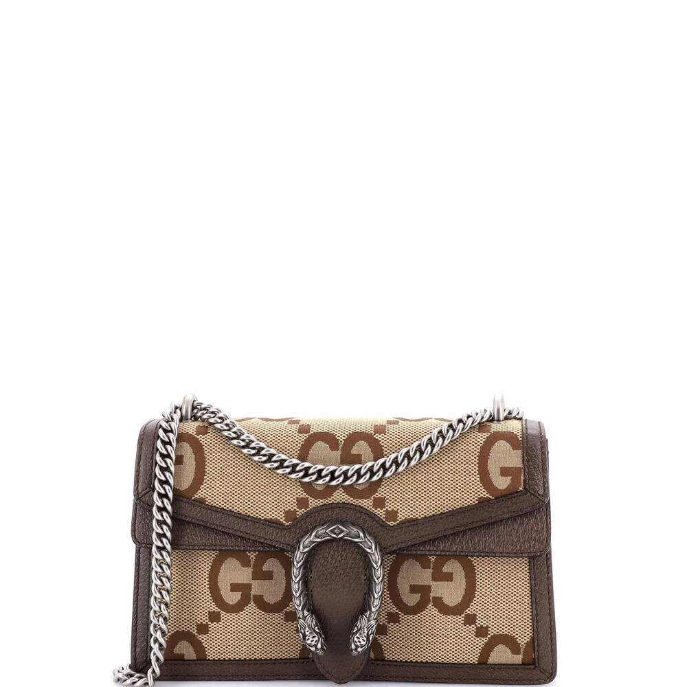 Gucci Small Dionysus Bag Jumbo GG Canvas